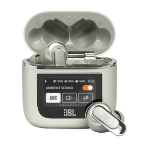 JBL Tour Pro 2 - Champagne - True wireless Noise Cancelling earbuds - Hero